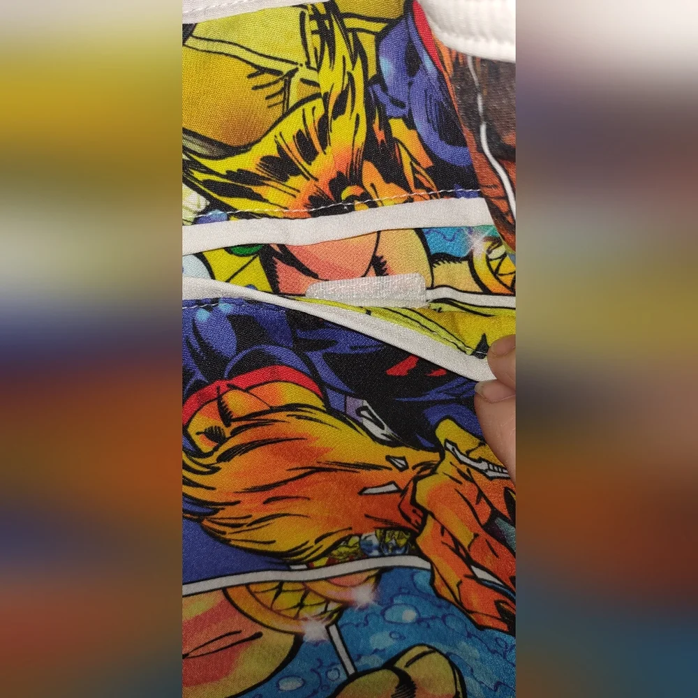 Men's Aussie Bum Super Power Shorts Colorful Fun Pockets Sz M 34-35